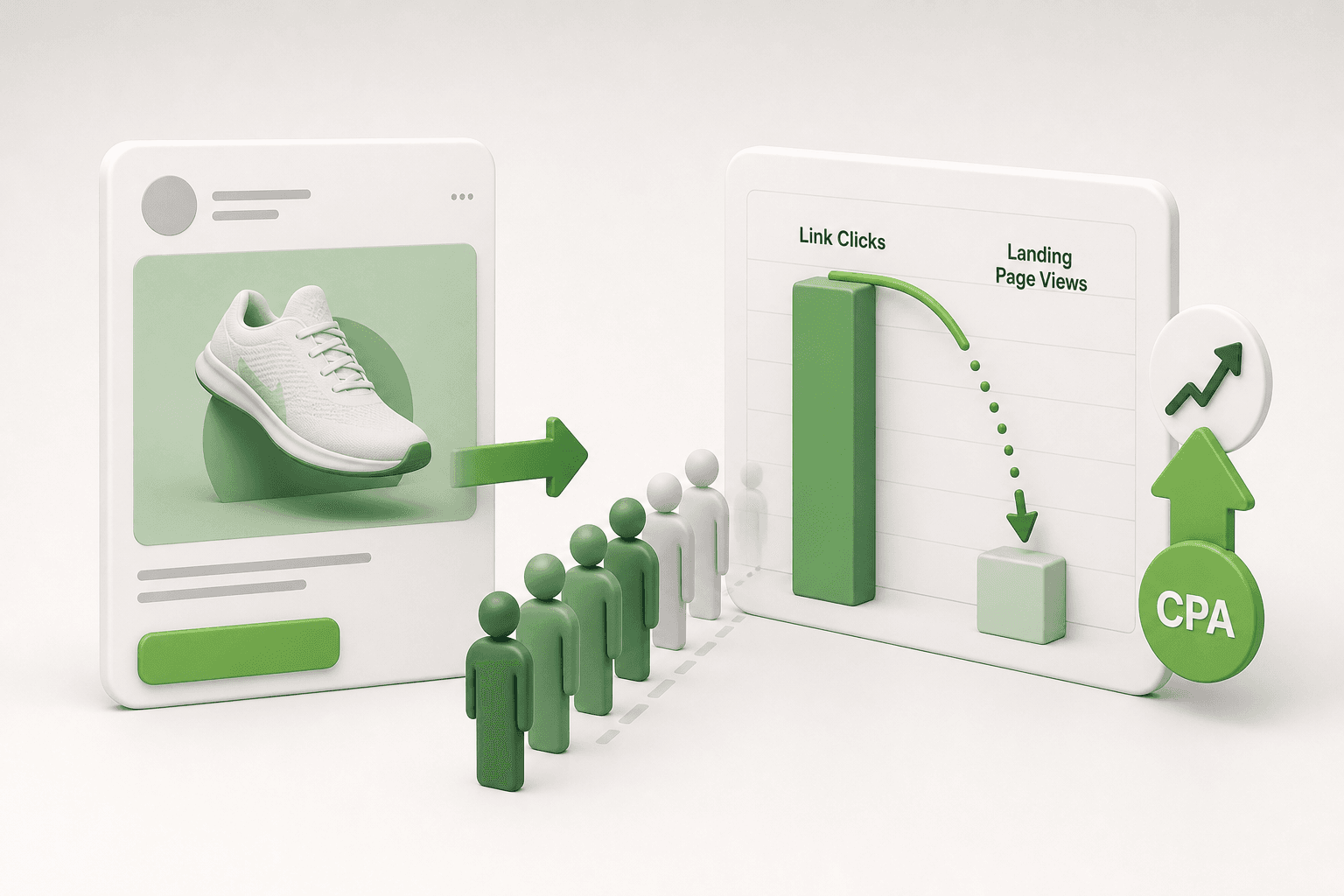 Why the Link Click to Landing Page Drop Spikes Meta CPA